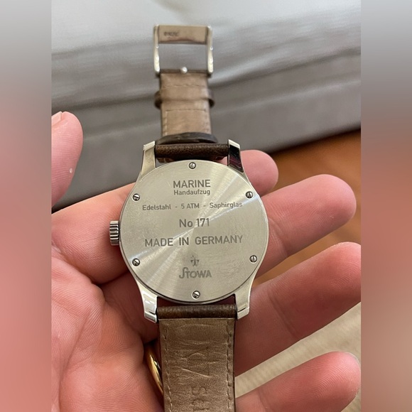 Stowa Marine Manual Handaufug 5atm Saphirglas 41mm Made in Germany - Picture 2 of 7
